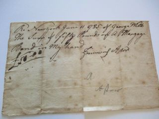 Antique Famous Autograph Museum Quality 18th Century York Papers Documents