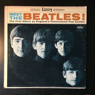 The Beatles - Meet The Beatles Rare 1964 Capitol Us Stereo Lp First Press