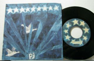 Rare 45 Rpm Single W/pic Sl.  - - - Pearl Jam: Crown Of Thorns & Canthelpfallingin