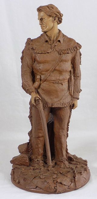 Rare Tom Clark Statue Figure " West Virginia Mountaineer " / 1983 / Edition 62