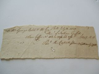Antique Early American Autograph Letter Signed Document James Cox Papers 1816