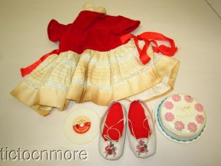 Vintage Charmin Chatty Cathy Doll Outfit Lets Play Birthday Party