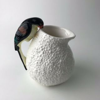 Haldon Group Vintage Rare Ceramic Cliff Swallow Bird Nest Pitcher 1980s Japan 2