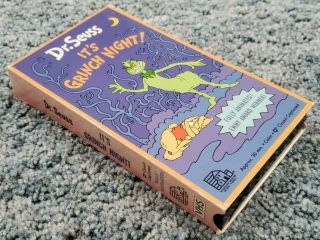 VINTAGE IT ' S GRINCH NIGHT HALLOWEEN OOP Video Cassette VHS Tape Dr.  Seuss RARE 3