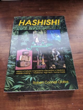 Hashish By Robert Connell Clarke First Printing July 1998 Rare