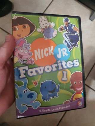 Nick Jr Favorites 1 Dvd Rare Oop Nickelodeon