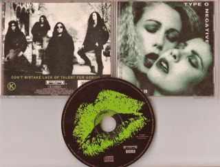 Type O Negative - Bloody Kisses Cd - Bmg Mail Club Edition - Rare - 1993 - Ton