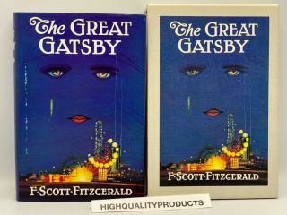The Great Gatsby F Scott Fitzgerald First Edition Library Limited Edition Rare