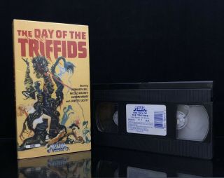 Day Of The Triffids Vhs Alien Monster Horror 1962 Rare Media Edition Special Box