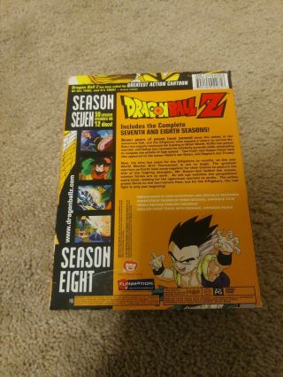 Dragon Ball Z Seasons 7 and 8 RARE DOUBLE PACK 2