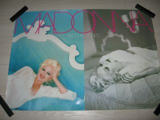 Madonna Promo Poster Bedtime Stories Japan Mega Rare