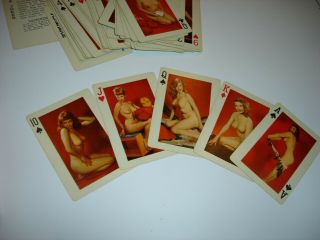 Antique Art Playing Cards.  Full Deck With Jokers And Box.  Rare Collectable