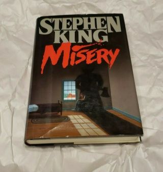 Stephen King Misery True First Edition First Print $18.  95 Viking Hc Dj 1987 Rare