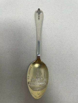 Lunt Sterling Silver Souvenir Spoon St John 