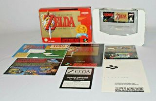 Zelda A Link To The Past Snes Complete Cib All Inserts Ultra Rare German Version