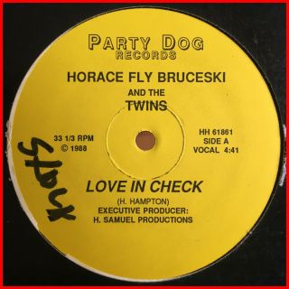 Obscure Modern Boogie 12 " Horace Fly Bruceski - Love In Check Rare Private Ex,  Mp3