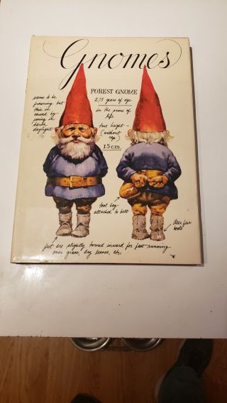 Gnomes 1977 Hardcover Book Poortvliet/huygen Rare Collectible Abrams