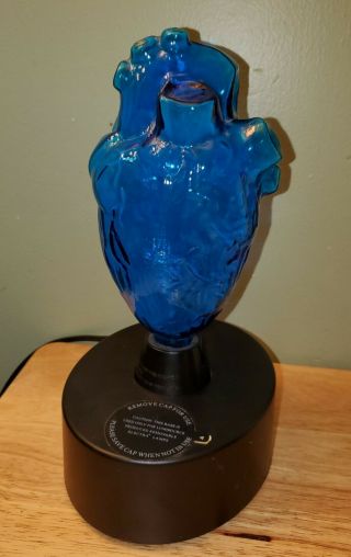 RARE Scientific Heart Mini Electra Plasma Glass Art Lamp w/ Valves LumiSource 2