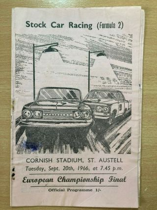 Rare: Brisca F2 European Champs 1966 St Austell,  Sidecars,  Productions,  Bangers