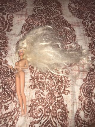 Vintage 1995 Mattel Jewel Hair Mermaid Barbie Doll Blonde