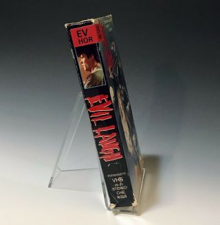 Evil Laugh RARE VHS 1986 Celebrity Video Ashlyn Gere Dominick Brascia SLASHER 2