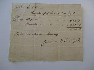 Antique Colonial York Receipt Historic Documents American 18th Century 1797
