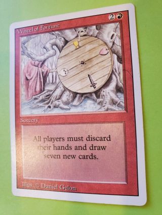 Wheel of Fortune MTG Revised (3rd) Edition LP 3