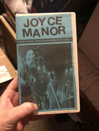 Joyce Manor Chain In Vain Vhs Tape /200 Rare Pop Punk