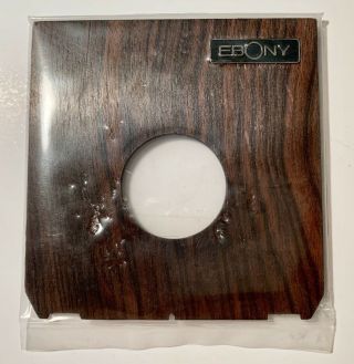 Ebony Lens Board Copal 1 4x5 8x10 Cameras Old Stock Rare