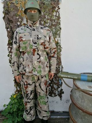 Yugoslavia Serbia Jna Serbian Army Rare Karst Camo Uniform Blouse And Pants Rrr