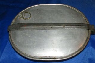 Wwi Us Army / Marine Corps Mess Kit Container 1918 Rare T.  J.  W.  B.  N.  Co.  Named