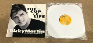 Ricky Martin - The Cup Of Life - World Cup 12 " Vinyl Single 1998 Rare Sony