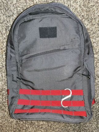 Rare Goruck 25l Gray With Red Accents Rucker -