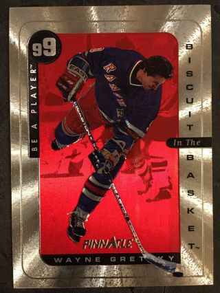 1996 - 97 Wayne Gretzky Pinnacle Be A Player Biscuit In A Basket 1 Of 25 - Rare