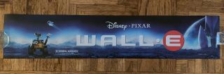 Wall - E Mylar 5x25 Poster Rare Disney Pixar
