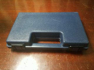 Beretta 92/96 Pistol Blue Plastic Hand Gun Box Case Dark Navy Blue Rare Vintage 3