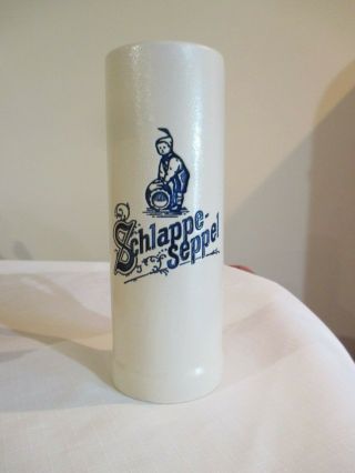 Rare Vintage Schlappe - Seppel Beer Stein Germany Stoneware Ceramic Mug 8.  5 "