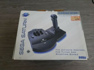 Mission Stick Analog Control Stick For Sega Saturn - Mk - 80104 Rare Us Version