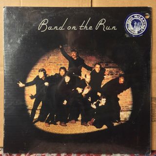 Paul Mccartney Wings Band On The Run Rare Promo W/ Hype Sticker Beatles