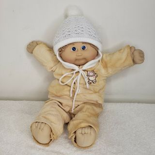 Vintage Cabbage Patch Kids 17” Boy Doll Teddy Bear Corduroy Outfit