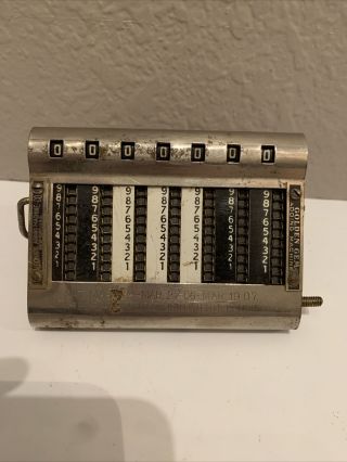 Antique Golden Gem Automatic Adding Machine (perfectly) Vintage