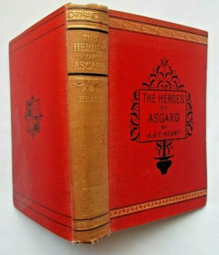 Antique book - 1891 - THE HEROES OF ASGARD by A&E Keary - Scandinavian Mythology 2