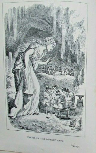 Antique book - 1891 - THE HEROES OF ASGARD by A&E Keary - Scandinavian Mythology 3