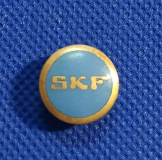 Old Rare Skf Enamel Button Pin Badge - From The 50 