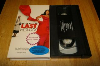 Last Holiday (vhs,  2006) Queen Latifah Comedy Ultra Rare Promo Demo Screener