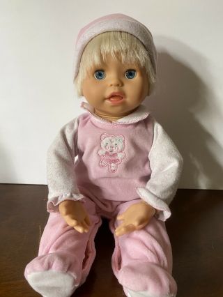 Rare Little Mommy Real Loving Baby Doll Fisher Price Interactive Hugging Talk