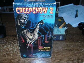 Creepshow 2 Vhs Rare Horror Halloween Anthology 80s World Video - 1987