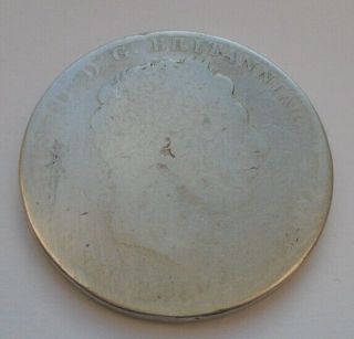 Antique Silver Coin Georgian Crown St George & Dragon