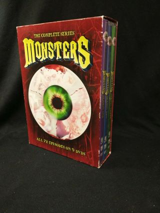 Monsters The Complete Dvd 1988 2014 9 - Disc Set & Rare 72 Episodes