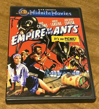 Empire Of The Ants Dvd Midnite Movies Rare Joan Collins Robert Lansing Read